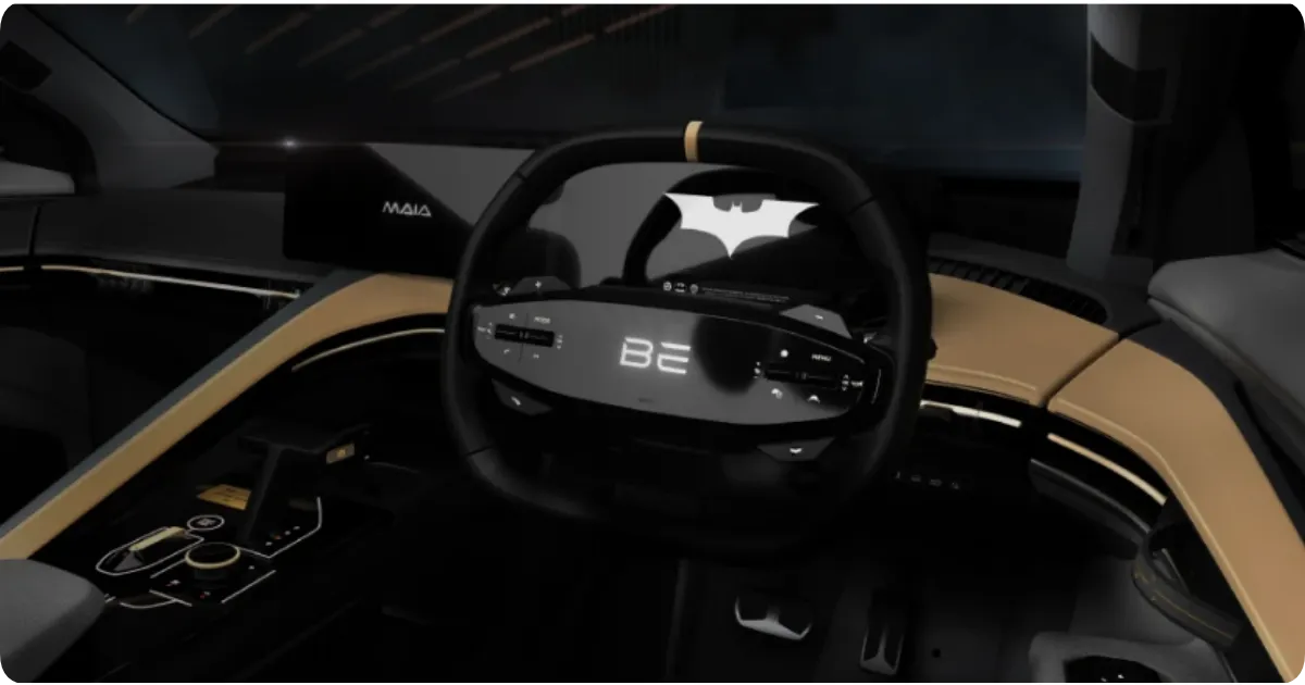 Mahindra BE 6 Batman Edition interior