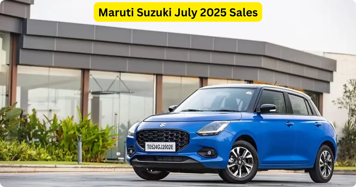 Maruti Suzuki July 2025 Sales